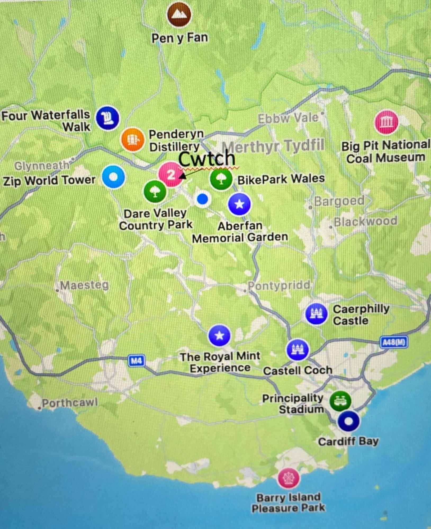 Willa The Cwtch, Log Fire, Sleeps 6, Nr Zip World, Brecon And Bike Park Wales Aberdare Zewnętrze zdjęcie